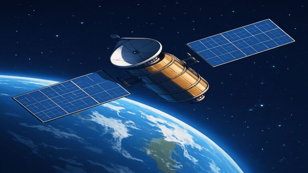 dish circling the earth