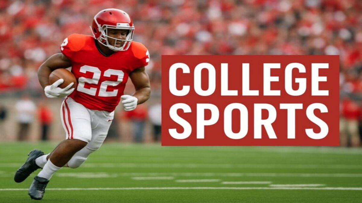 football player in red